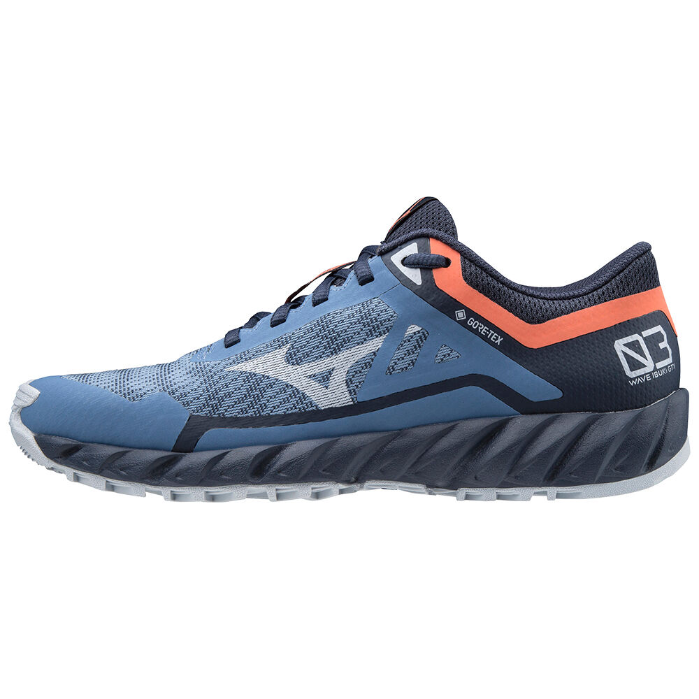 Zapatillas Trail Running Mizuno Wave Ibuki 3 GTX Para Mujer Azules 6731805-SH